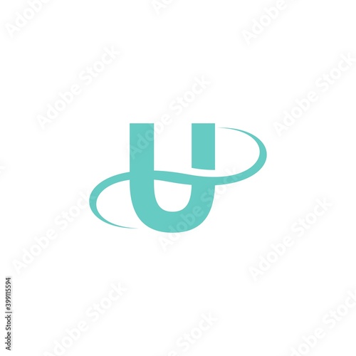 Letter U logo icon design vector