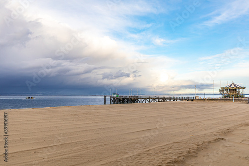 Eyrac Pier in Arcachon, Aquitaine, France photo