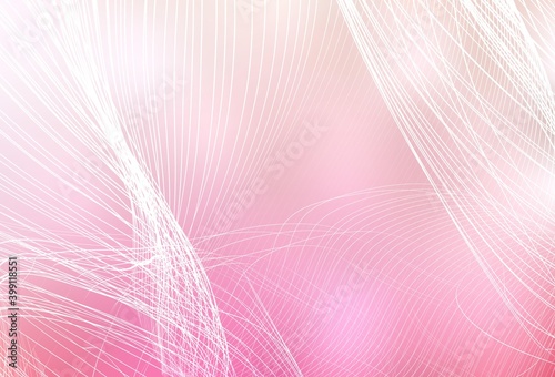 Light Pink, Yellow vector blurred background.
