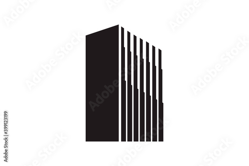 bodern abrtract bulding for real estate logo company