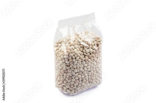 Famous ispir bean top view background at Erzurum. Dry bean ispir ( Turkish ispir Kuru Fasulyesi). photo