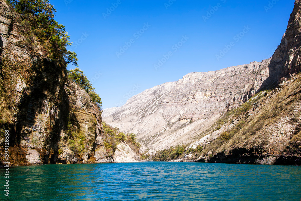 Sulak river. Sulak canyon. Dagestan. Russia