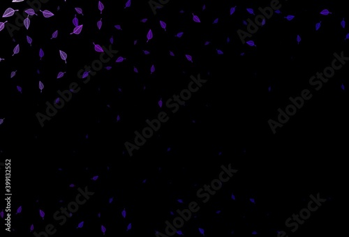 Dark Purple vector sketch backdrop.
