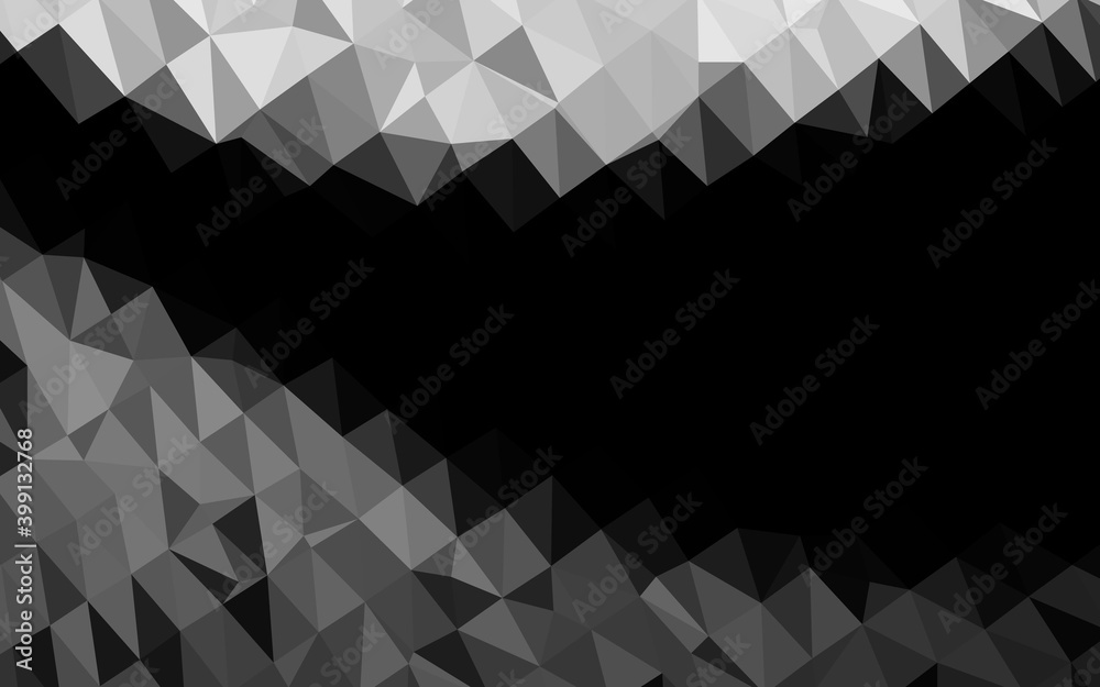 Dark Silver, Gray vector abstract mosaic background. Dark Silver, Gray vector abstract mosaic background.