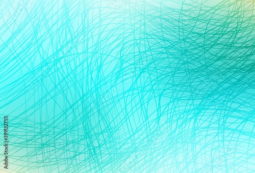 Light Green vector layout with bent lines.