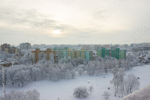 Winter city, Minsk