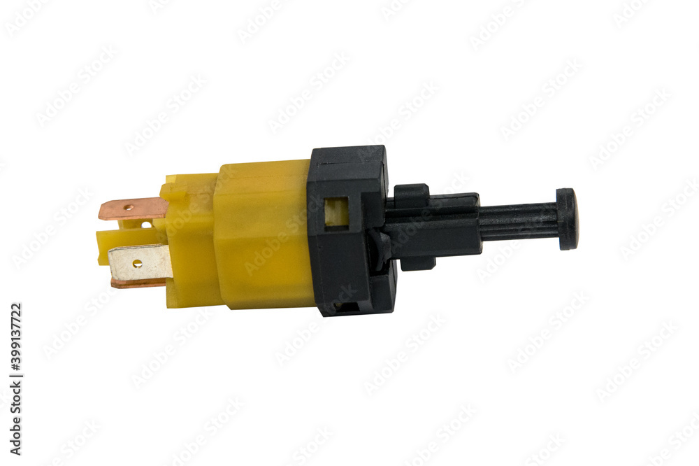 stop signal switch from car on white background stop signal switch from car on white background