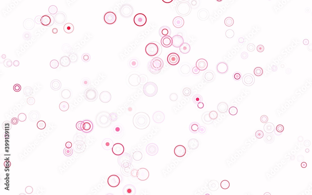 Light Purple, Pink vector layout with circle shapes.