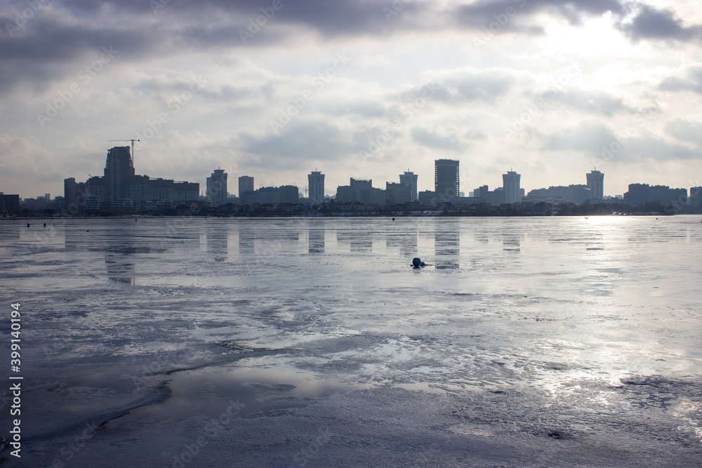 Winter city, Minsk