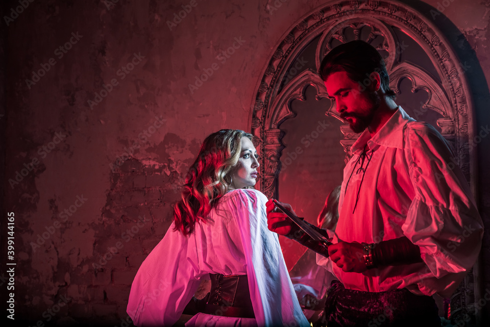 Naklejka premium Gothic. Characters