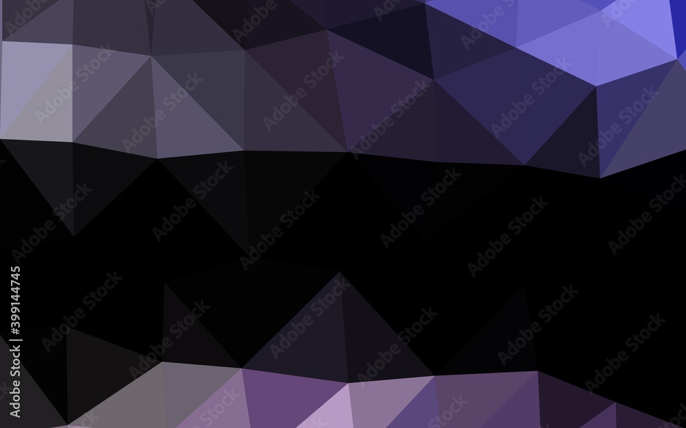 Dark Purple vector abstract polygonal texture. Dark Purple vector abstract polygonal texture.