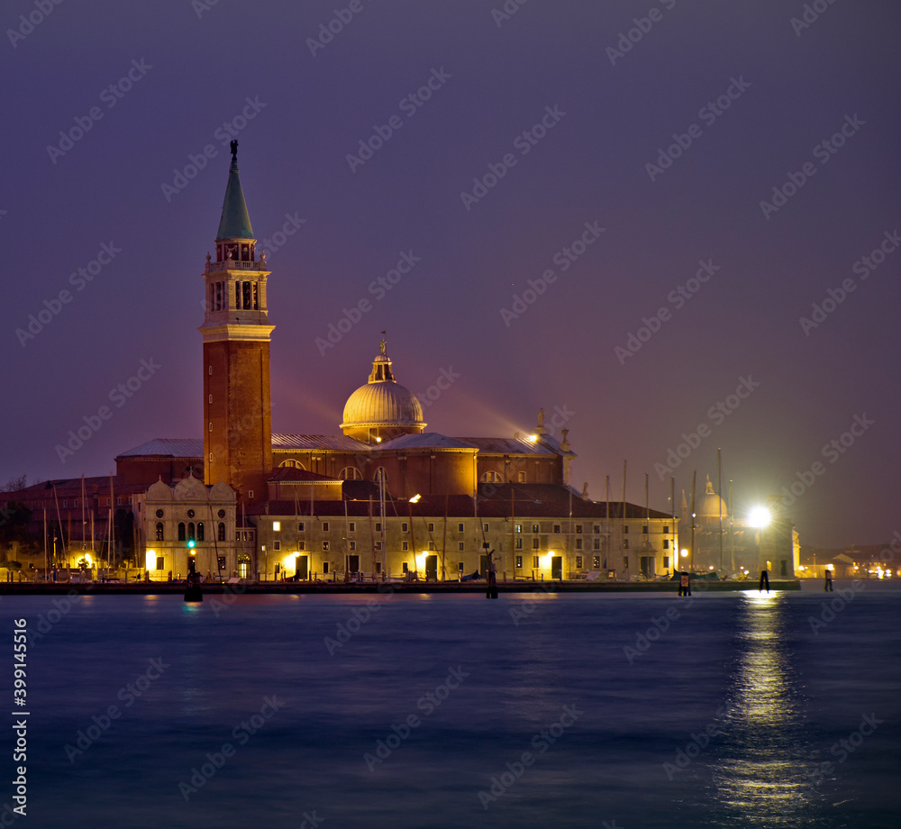 Naklejka premium Foggy Venice. 