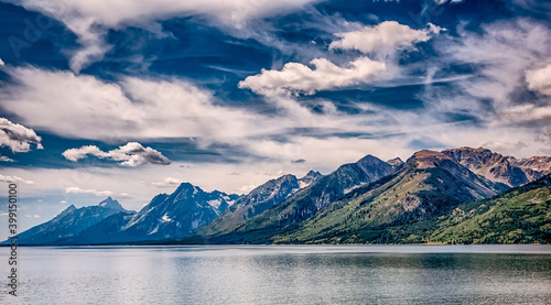 grand teton national park in wyoming USA