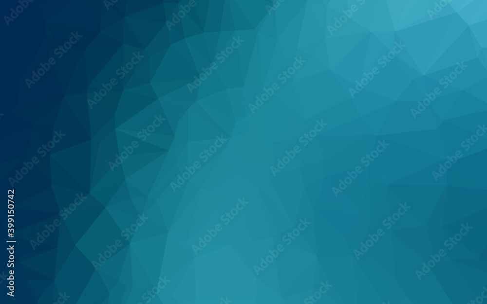Dark BLUE vector triangle mosaic cover. Dark BLUE vector triangle mosaic cover.