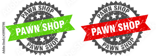 pawn shop band sign. pawn shop grunge stamp set