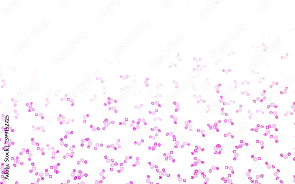 Light Blue, Red vector background with bubbles.