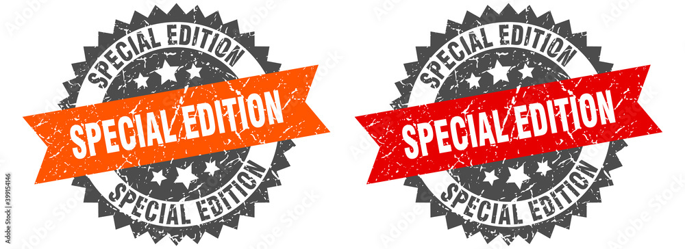 Obraz premium special edition band sign. special edition grunge stamp set