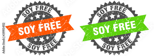 soy free band sign. soy free grunge stamp set