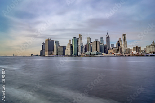 new york city skyline manhattan panorama view