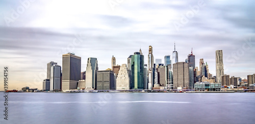 new york city skyline manhattan panorama view