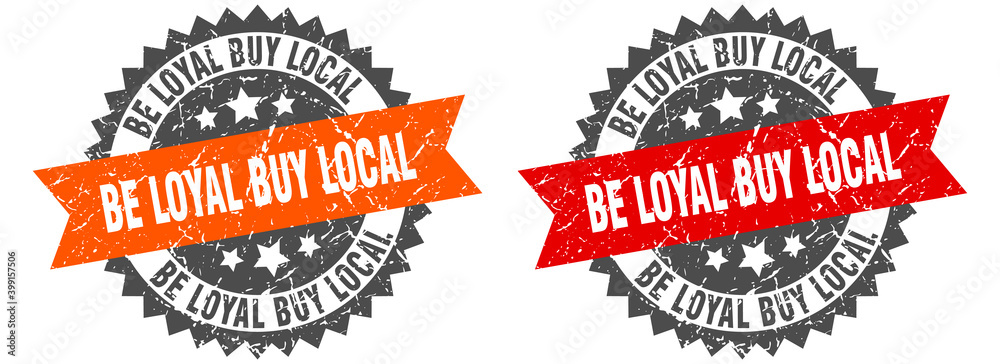 be loyal buy local band sign. be loyal buy local grunge stamp set