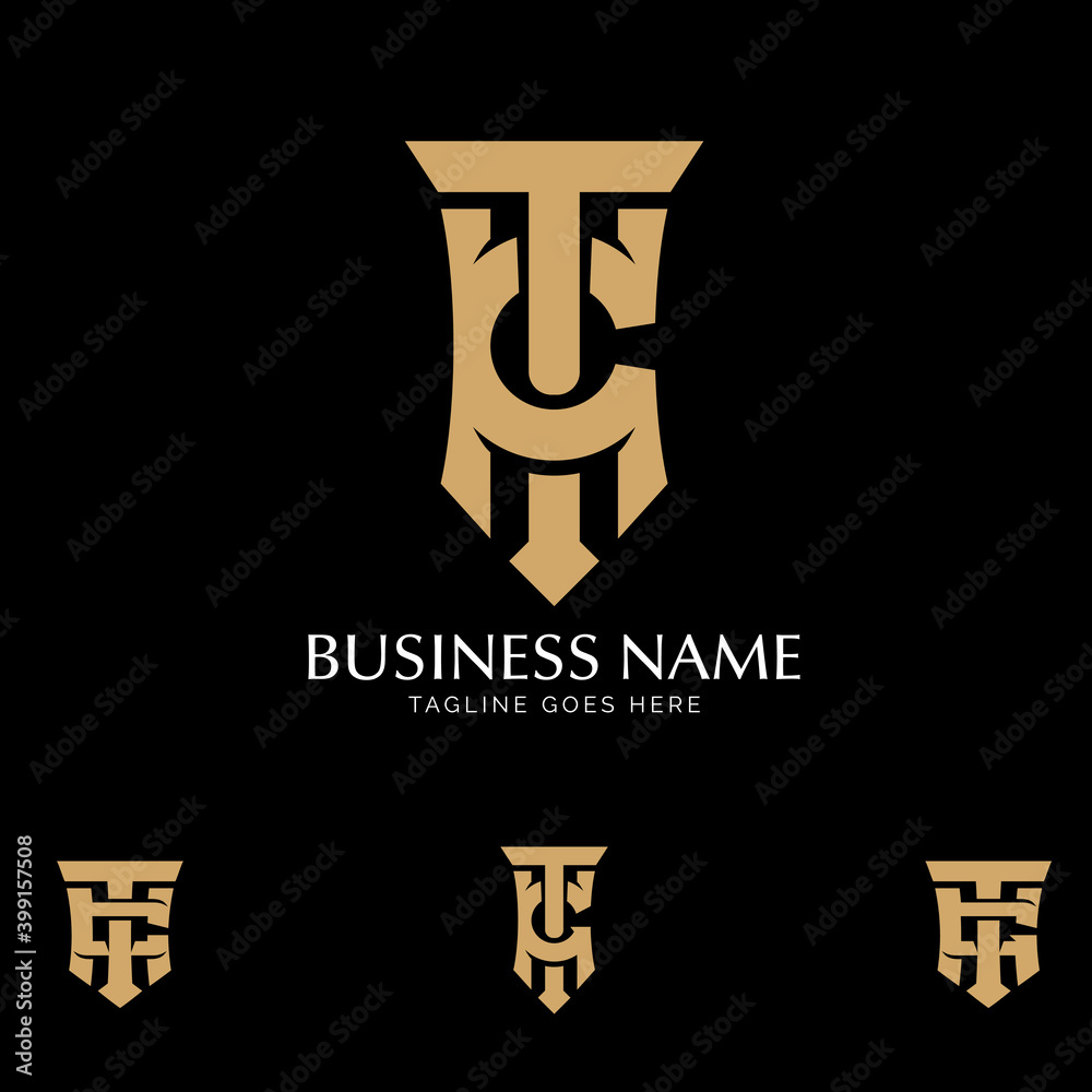 HCT or HGT monogram symbol vector HCT or HGT monogram symbol vector