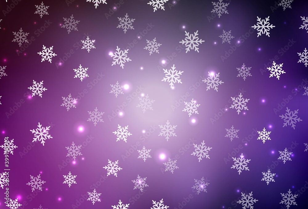 Dark Pink vector pattern in Christmas style. Dark Pink vector pattern in Christmas style.