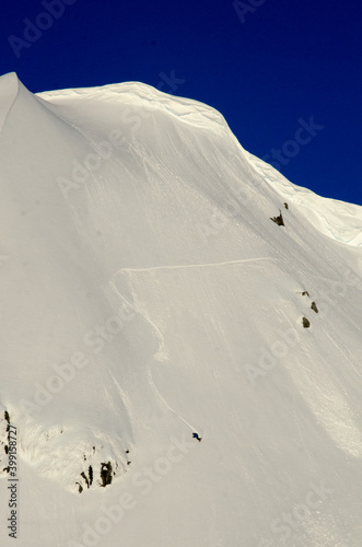 Snowboarder in Alaska