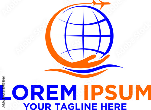 Logistics and cargo logo template