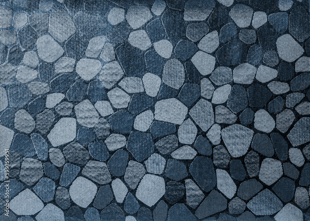 Abstract dark blue background. A sample with shiny particles or cells. Abstract dark blue background. A sample with shiny particles or cells.
