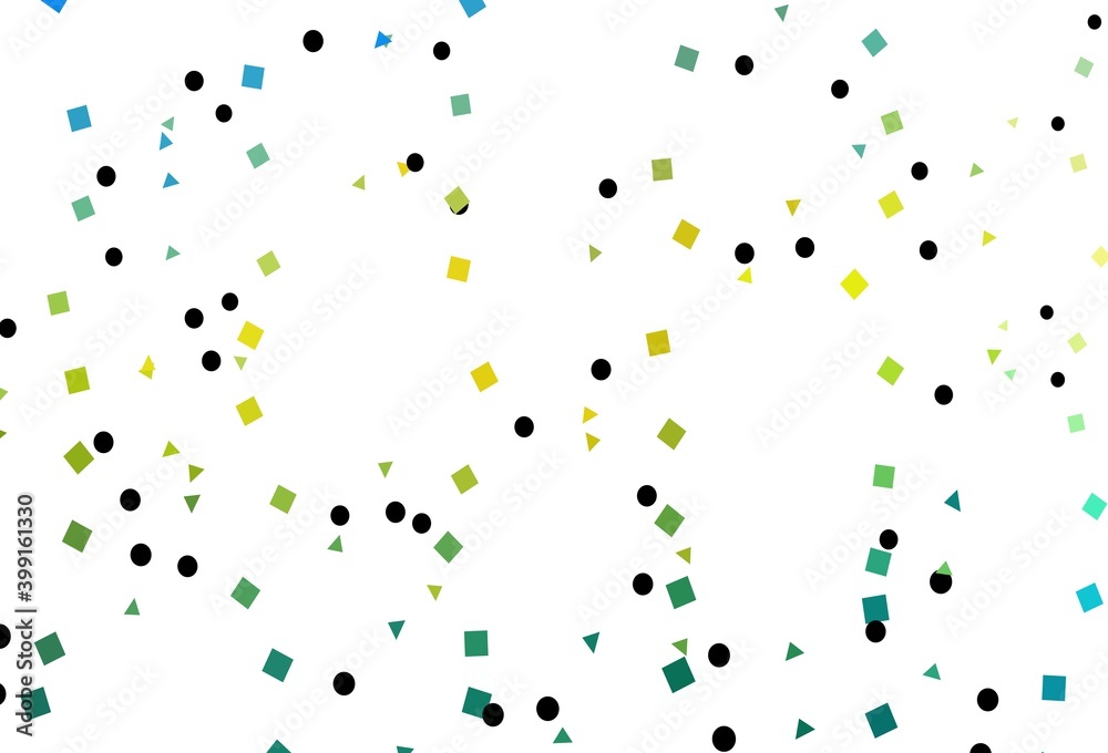 Light Blue, Yellow vector layout with circles, lines, rectangles. Light Blue, Yellow vector layout with circles, lines, rectangles.