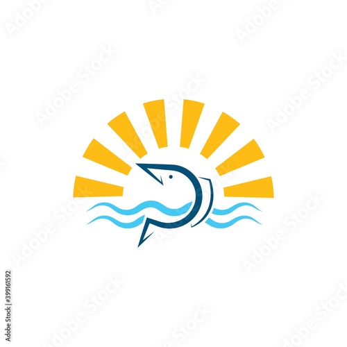 fishing  icon vector illustration designation
