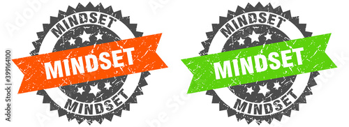 mindset band sign. mindset grunge stamp set