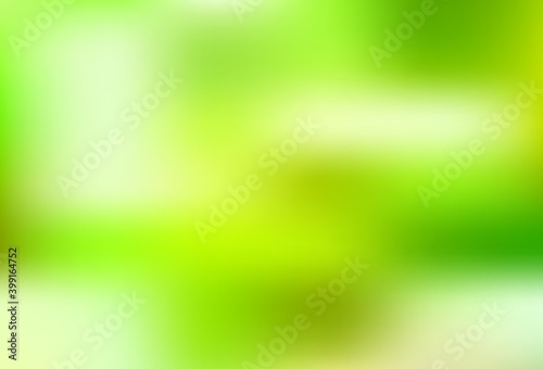 Light Green, Yellow vector abstract blurred layout.