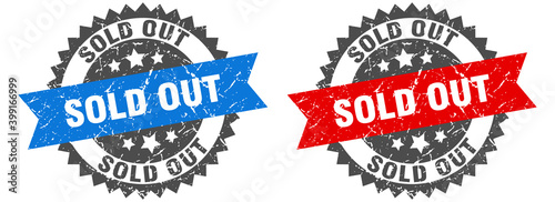 sold out band sign. sold out grunge stamp set