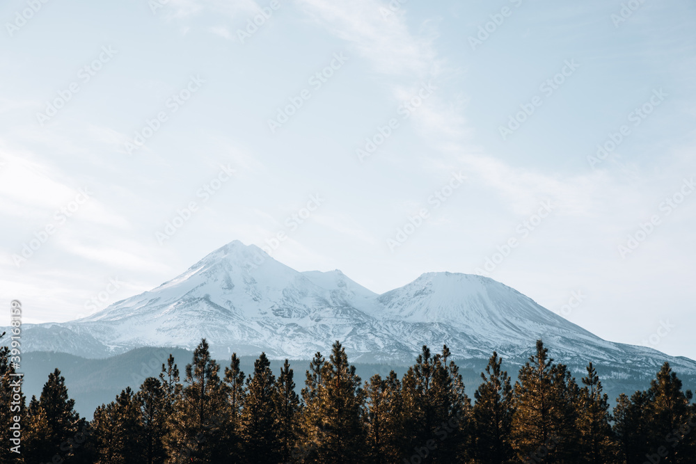 mount hood in the mountains