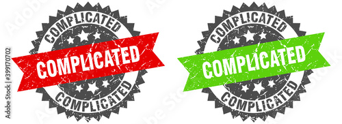 complicated band sign. complicated grunge stamp set