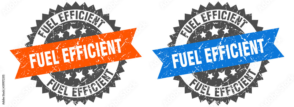 fuel efficient band sign. fuel efficient grunge stamp set