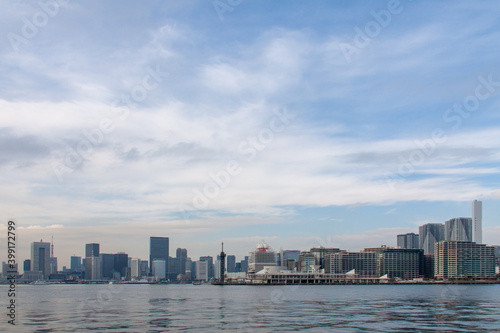 Panoramic view of Tokyo downtown area