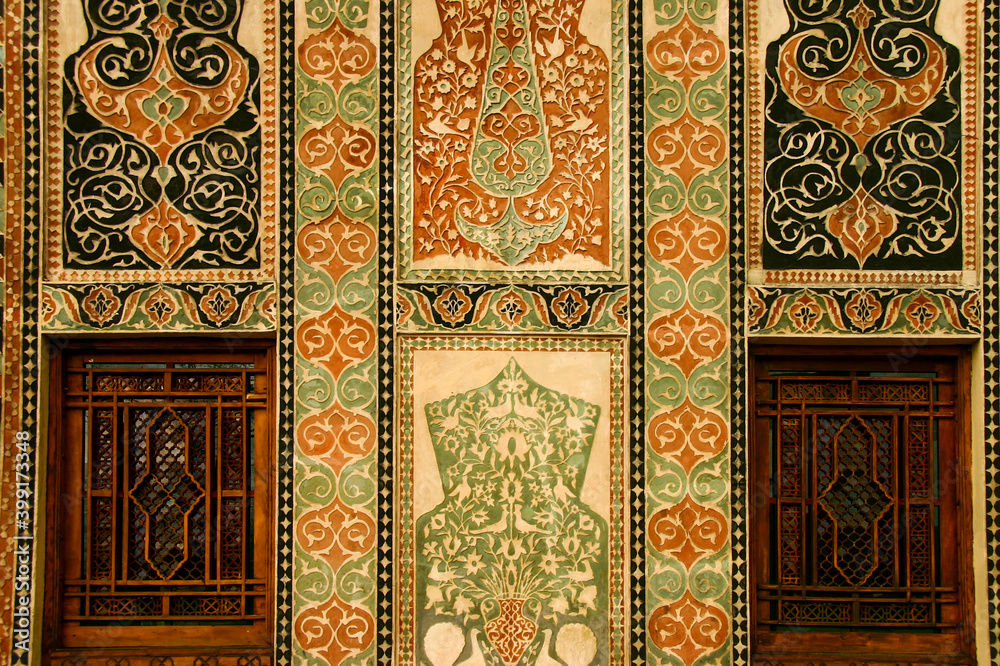 Wooden Exterior of of the Palace of Shaki Khans Wooden Exterior of of the Palace of Shaki Khans