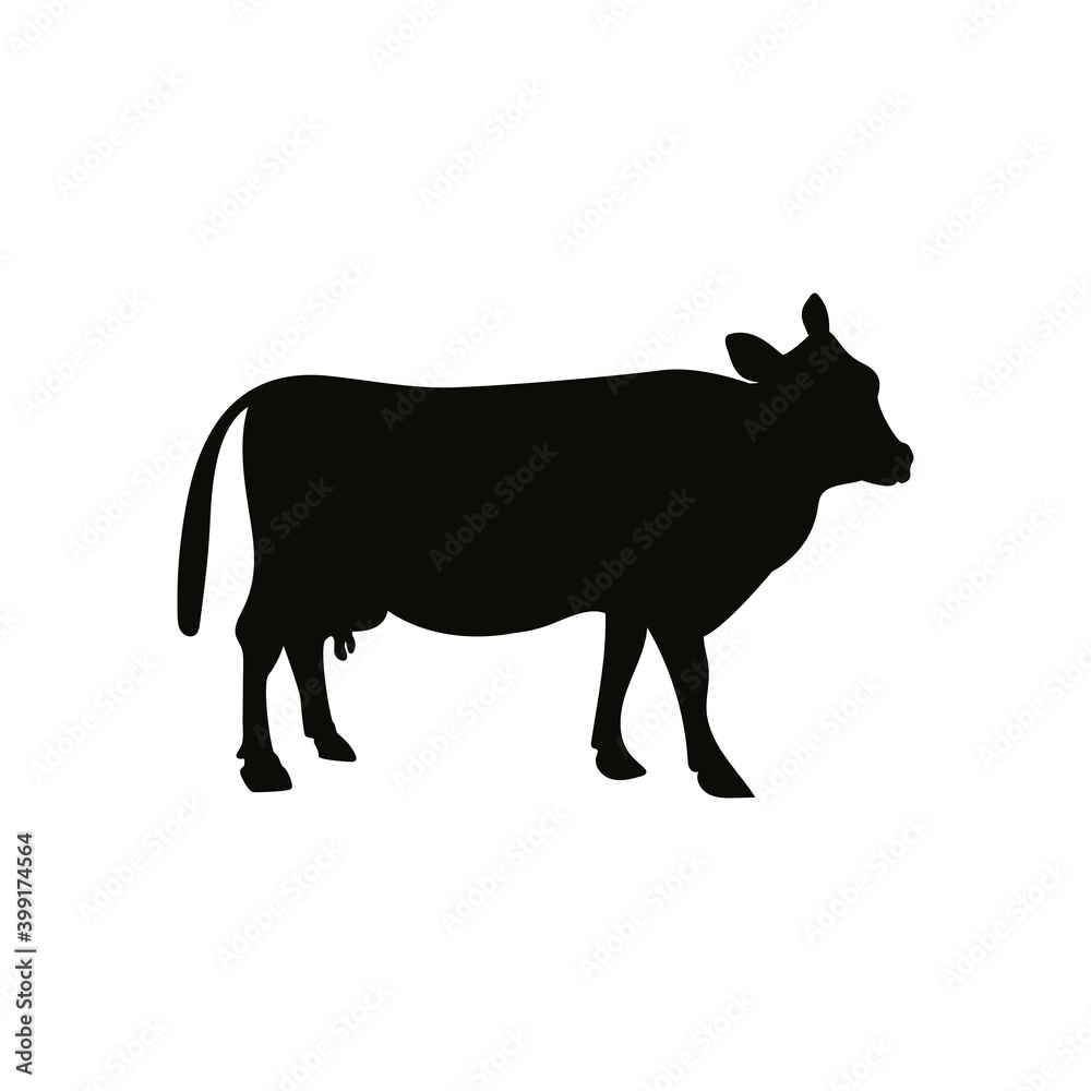 Cow icon design template vector isolated illustration Cow icon design template vector isolated illustration