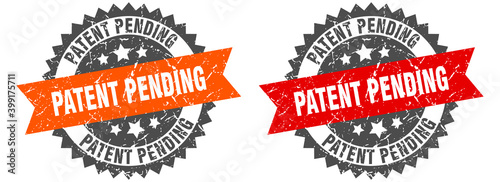 patent pending band sign. patent pending grunge stamp set