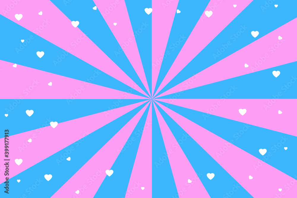 Vintage rpink rays, great design for any purposes. Pop-art texture. Snow red background. Bright star. Stock image. EPS10.