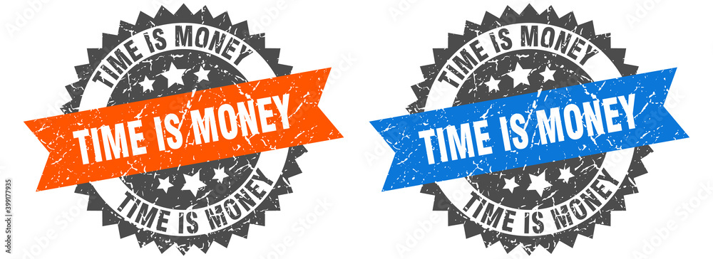 time is money band sign. time is money grunge stamp set