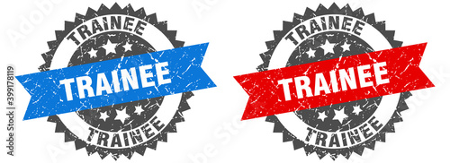 trainee band sign. trainee grunge stamp set