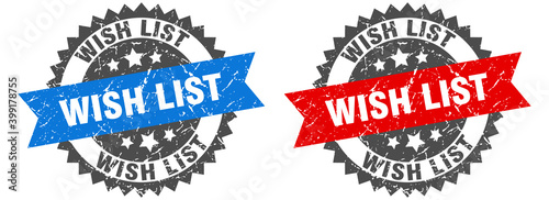 wish list band sign. wish list grunge stamp set