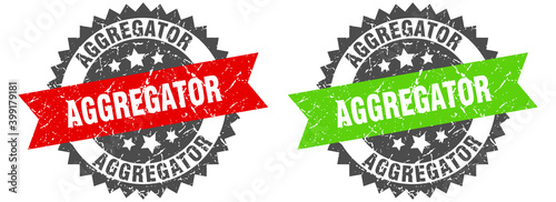 aggregator band sign. aggregator grunge stamp set