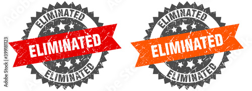 eliminated band sign. eliminated grunge stamp set