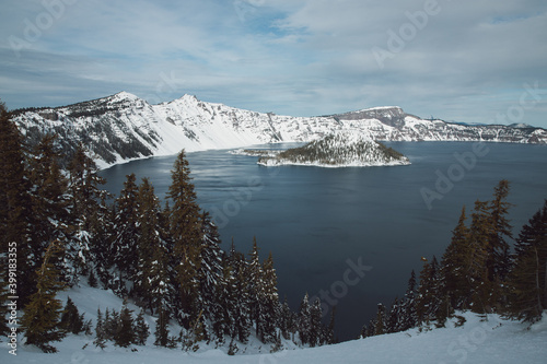 snow covered mountain