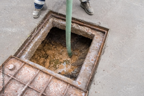 Clearing the cresspool with a gut photo